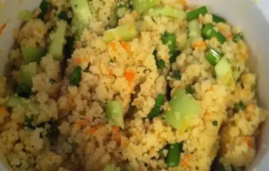 Savory Couscous Tabbouleh Recipe with a Twist