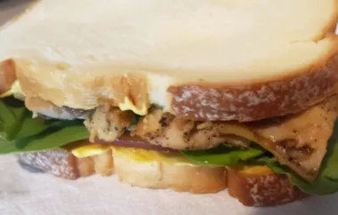 Savory Gourmet Chicken Sandwich