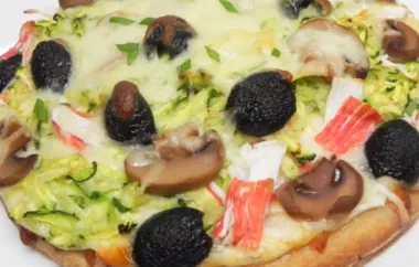 Savory Seafood Pizza