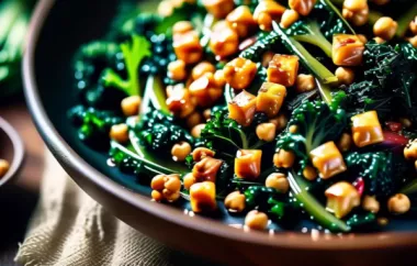 Savory Stir Fry with Kale and Chickpeas