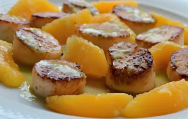 Seared Scallops with Spicy Jalapeno Vinaigrette
