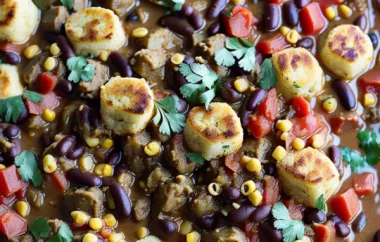 Sheet Pan Turkey Chili with Cornbread Dumplings: A Hearty and Delicious One-Pan Meal