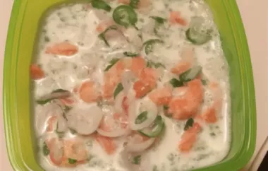 Shrimp Ceviche with Coconut Milk