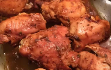 Simple and Delicious Baked Chicken Thighs