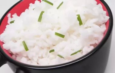 Simple and Delicious Basic White Rice