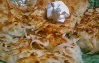Simple and Delicious Potato Pancakes