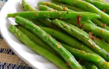 Simple and delicious sauteed green beans recipe
