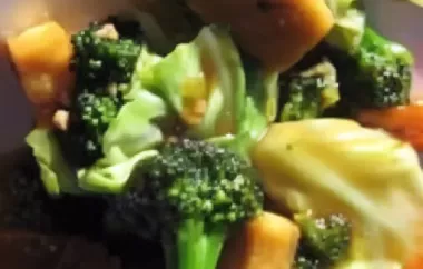 Simple and delicious vegetable stir fry recipe