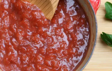 Simple and Easy Pasta Sauce Recipe