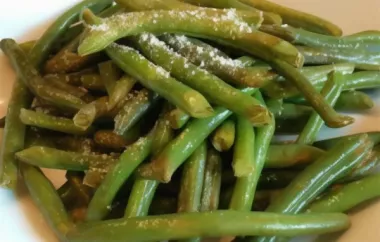 Simple and Tasty Green Beans
