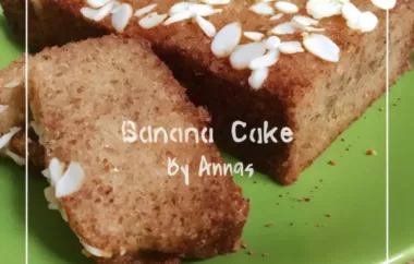 Simple Banana Coffee Cake