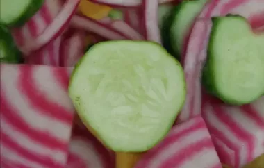 Simple Cucumber and Radish Salad