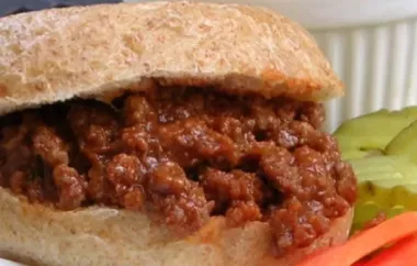 Sloppy Joe Sandwiches