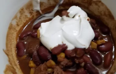 Slow Cooker Beef Chili Stew Recipe