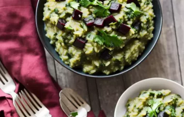 Slow Cooker Beet Green Risotto Recipe