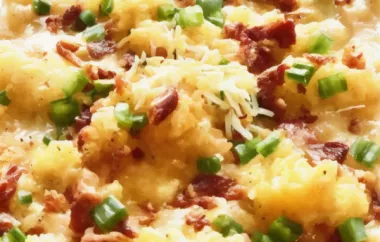 Slow Cooker Cheesy Cauliflower Casserole