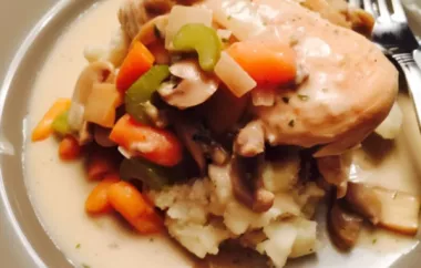 Slow Cooker Chicken with Mushroom Wine Sauce: A Delicious and Easy Weeknight Dinner