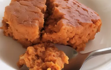 Slow Cooker Maple Pumpkin Pudding Recipe