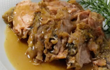 Slow Cooker Pork Loin with Apple Butter
