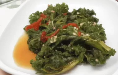 Slow Cooker Recipe: Braised Asian Kale