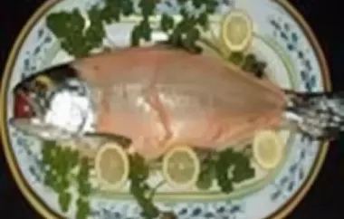 Slow Roasted Whole Salmon Recipe