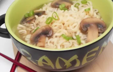 Smoky and Delicious Instant Ramen Noodles