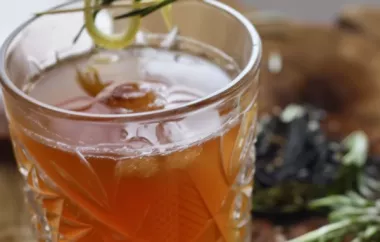 Smoky and refreshing lemonade infused with the flavors of rosemary and coffee.