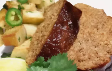 Smoky Chipotle Meatloaf: A Flavorful Twist on a Classic Dish