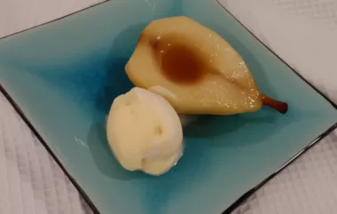 Sous Vide Poached Pears Recipe