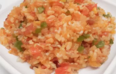 Spanish Rice in the Microwave