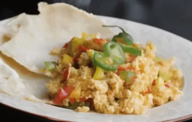 Spice up your breakfast with flavorful Mexican scrambled eggs