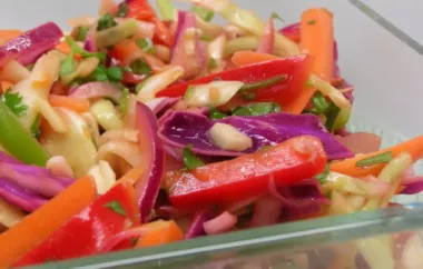 Spice up your coleslaw with a zesty twist!