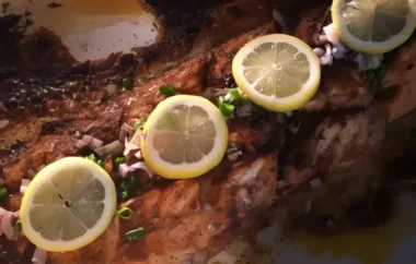 Spice up your dinner with this flavorful Cajun Blackened Redfish recipe!