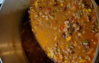 Spice up your dinner with this hearty American-style chili recipe