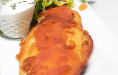 Spice up your flounder fillets with a buffalo twist!