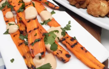 Spice up your grilled veggies with this flavorful and creamy sriracha sauce