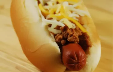 Spice up your hot dog game with this delicious Chili Style Coney Sauce recipe!