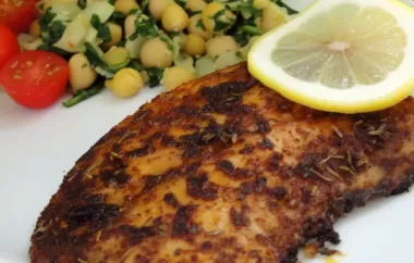 Spice up your meal with this flavorful Blackened Tilapia recipe