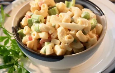 Spice up your traditional macaroni salad with this Instant Pot twist!