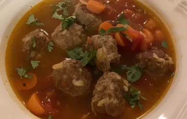 Spicy Albondigas: A Delicious Mexican Meatball Soup