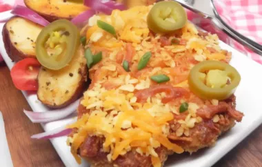 Spicy and Cheesy Pork Chops with a Kick