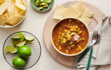 Spicy and comforting Red Chile Pozole recipe