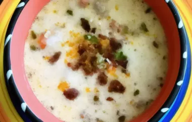 Spicy and Creamy Jalapeno Popper Soup