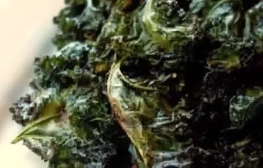 Spicy and Crispy Chili Roasted Kale Chips Recipe