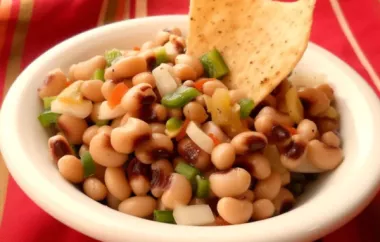 Spicy and Flavorful Black Eyed Pea and Jalapeno Salsa
