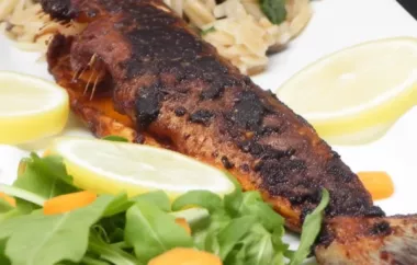 Spicy and flavorful blackened fish recipe