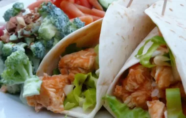 Spicy and Flavorful Buffalo Chicken Wraps