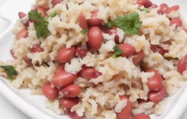 Spicy and flavorful Cajun-inspired meatless red beans and brown rice