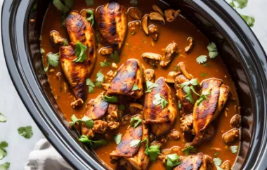 Spicy and Flavorful Chipotle Chicken Cooked Slow in a Crock-Pot