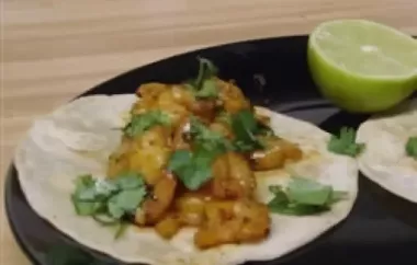 Spicy and Flavorful Cilantro Shrimp Tacos